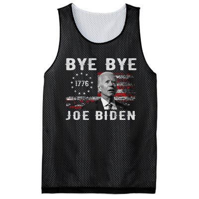 Bye Bye Biden Funny Antibiden Election Drops Out Mesh Reversible Basketball Jersey Tank