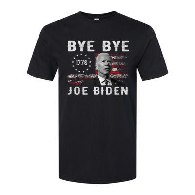 Bye Bye Biden Funny Antibiden Election Drops Out Softstyle® CVC T-Shirt