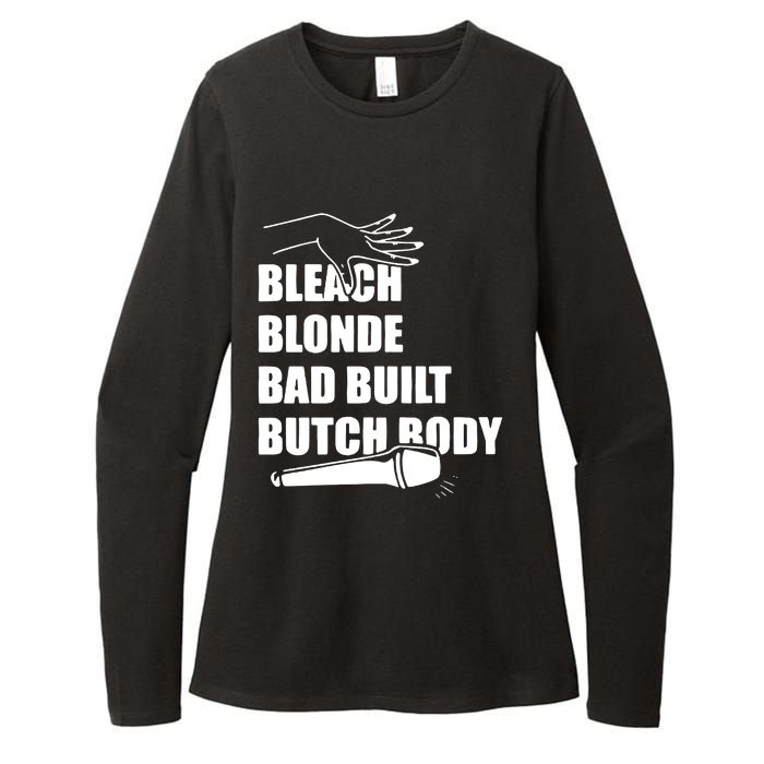 Bleach Blonde Bad Built Butch Body Womens CVC Long Sleeve Shirt