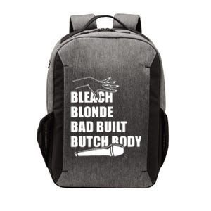 Bleach Blonde Bad Built Butch Body Vector Backpack