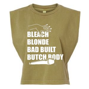 Bleach Blonde Bad Built Butch Body Garment-Dyed Women's Muscle Tee