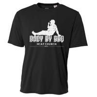 Body By Bbq Funny Barbecue Grill Meat Lover Cooling Performance Crew T-Shirt