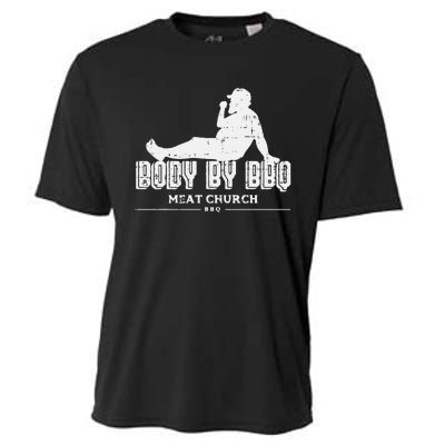 Body By Bbq Funny Barbecue Grill Meat Lover Cooling Performance Crew T-Shirt