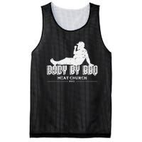 Body By Bbq Funny Barbecue Grill Meat Lover Mesh Reversible Basketball Jersey Tank