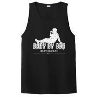 Body By Bbq Funny Barbecue Grill Meat Lover PosiCharge Competitor Tank