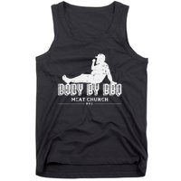 Body By Bbq Funny Barbecue Grill Meat Lover Tank Top