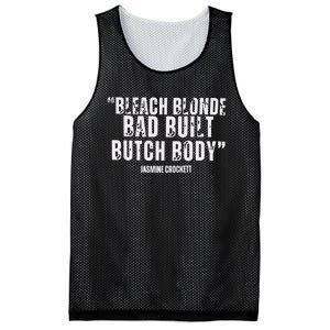 Bleach Blonde Bad Built Butch Body Mesh Reversible Basketball Jersey Tank