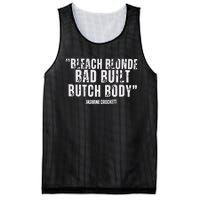 Bleach Blonde Bad Built Butch Body Mesh Reversible Basketball Jersey Tank