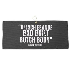 Bleach Blonde Bad Built Butch Body Large Microfiber Waffle Golf Towel