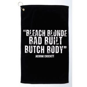 Bleach Blonde Bad Built Butch Body Platinum Collection Golf Towel