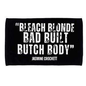 Bleach Blonde Bad Built Butch Body Microfiber Hand Towel