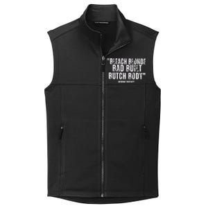 Bleach Blonde Bad Built Butch Body Collective Smooth Fleece Vest