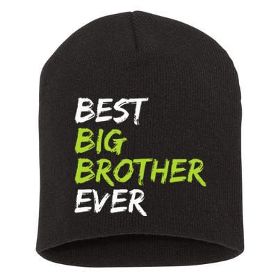 Best Big Brother Ever Short Acrylic Beanie