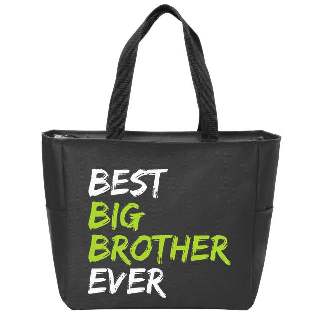 Best Big Brother Ever Zip Tote Bag