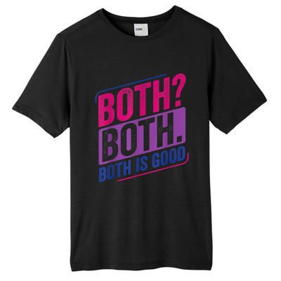 Both? Both? Bi Pride Bisexual Bisexuality Flag Tall Fusion ChromaSoft Performance T-Shirt