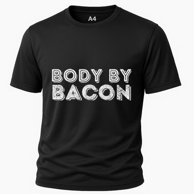 Body By Bacon Funny Bacon Lover & Foodie Cooling Performance Crew T-Shirt