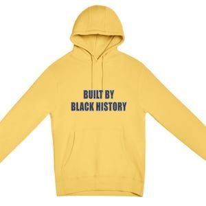 Built By Black History Gift Premium Pullover Hoodie