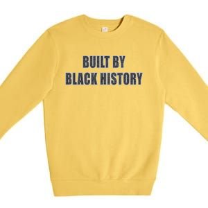 Built By Black History Gift Premium Crewneck Sweatshirt