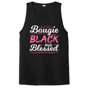 Bougie Black Blessed Dope Boujee Melanin Christmas Gift Tee Cute Gift PosiCharge Competitor Tank