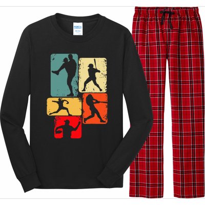 Baseball Batter Long Sleeve Pajama Set