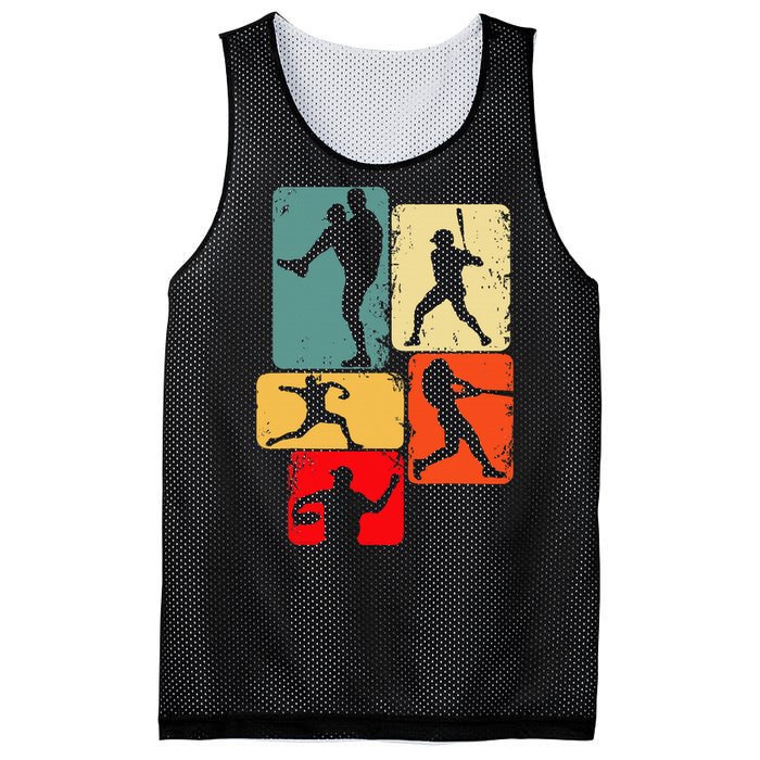 Baseball Batter Mesh Reversible Basketball Jersey Tank