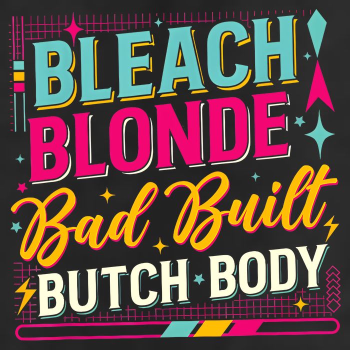 Beach Blonde Bad Built Butch Body Funny Council Adult Drive Performance Visor