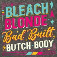Beach Blonde Bad Built Butch Body Funny Council Cotton Canvas Backpack