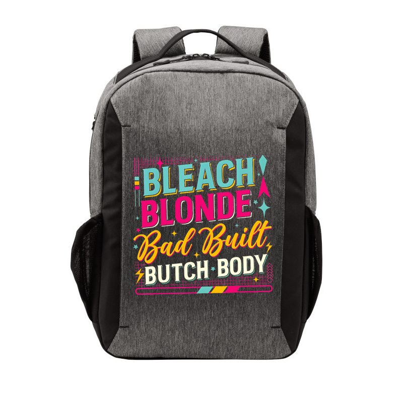 Beach Blonde Bad Built Butch Body Funny Council Vector Backpack