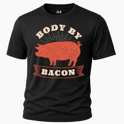 Body By Bacon For Low Carb High Fat Ketogenic Diet Performance Shirt