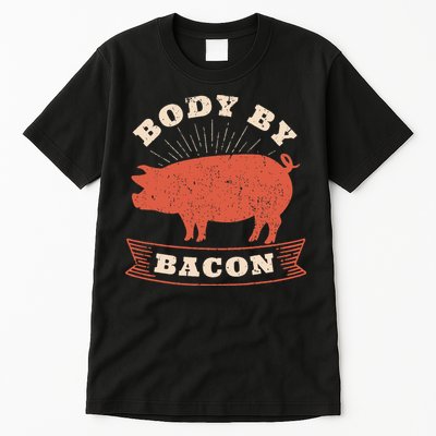 Body By Bacon For Low Carb High Fat Ketogenic Diet Tall T-Shirt