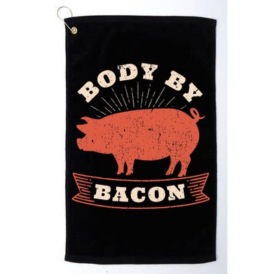 Body By Bacon For Low Carb High Fat Ketogenic Diet Golf Towel