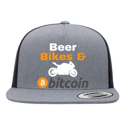 Beer Bikes Bitcoin, Vintage Bitcoin Logo, Bitcoin Crypto, Bitcoin Blockchain Flat Bill Trucker Hat