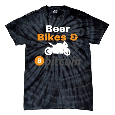 Beer Bikes Bitcoin, Vintage Bitcoin Logo, Bitcoin Crypto, Bitcoin Blockchain Tie-Dye T-Shirt