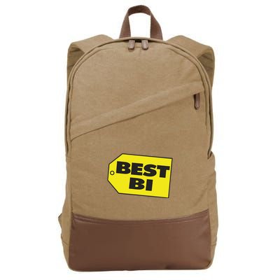 Best Buy Best Bi Bisexual Pun Joke Cotton Canvas Backpack