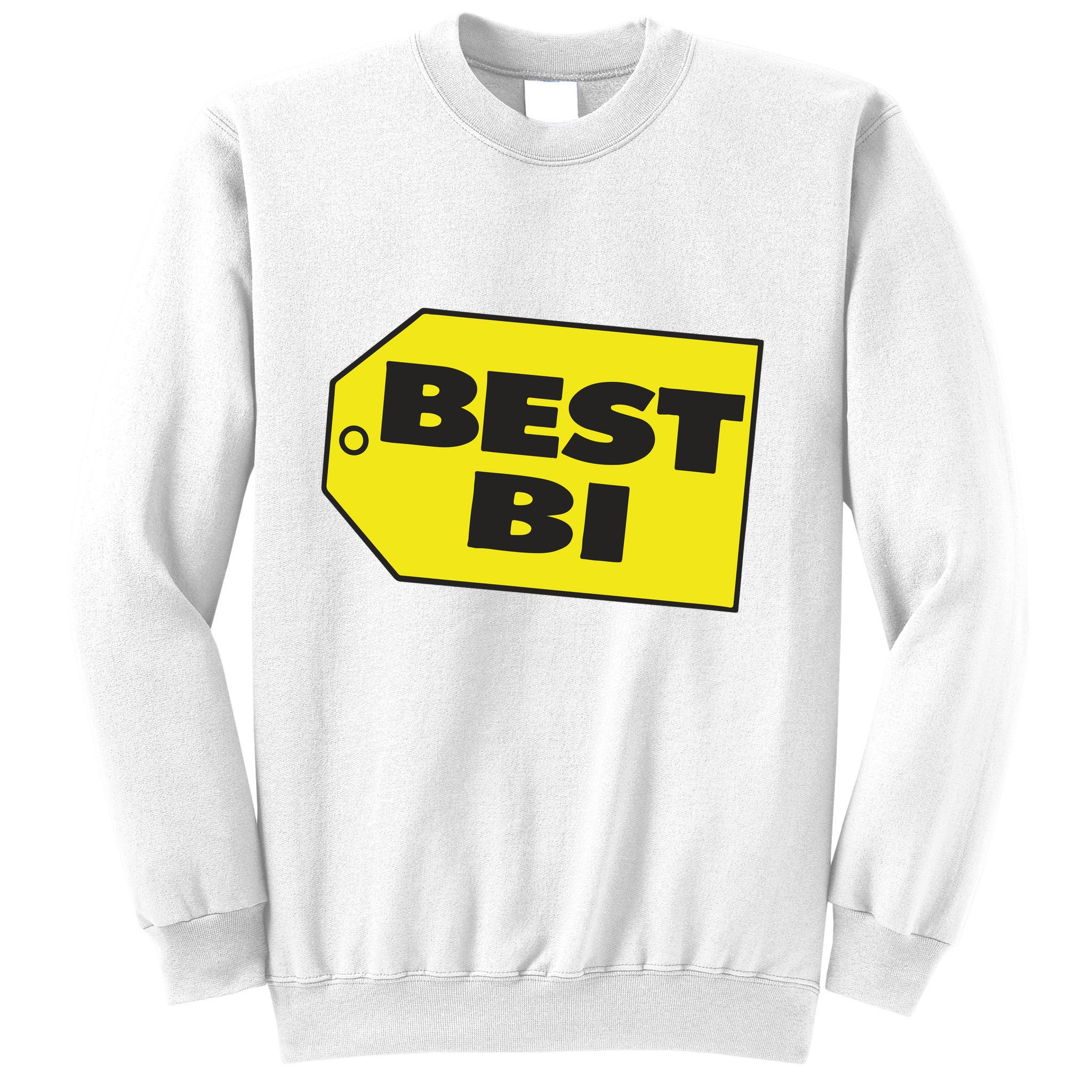 Best Buy Best Bi Bisexual Pun Joke Sweatshirt