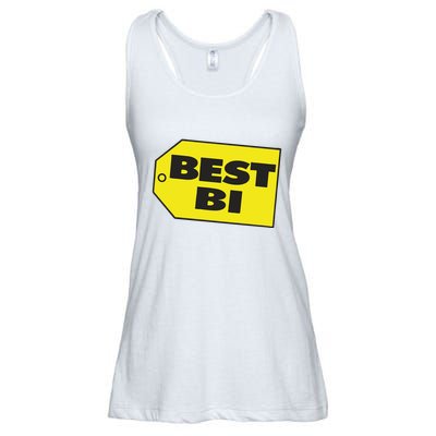 Best Buy Best Bi Bisexual Pun Joke Ladies Essential Flowy Tank