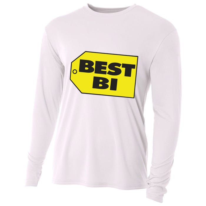 Best Buy Best Bi Bisexual Pun Joke Cooling Performance Long Sleeve Crew