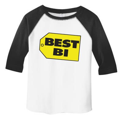 Best Buy Best Bi Bisexual Pun Joke Toddler Fine Jersey T-Shirt