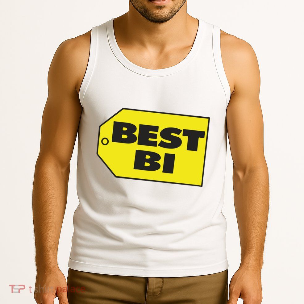 Best Buy Best Bi Bisexual Pun Joke Tank Top