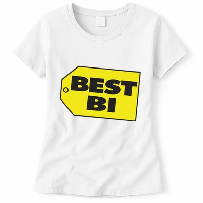 Best Buy Best Bi Bisexual Pun Joke Womens T-Shirt