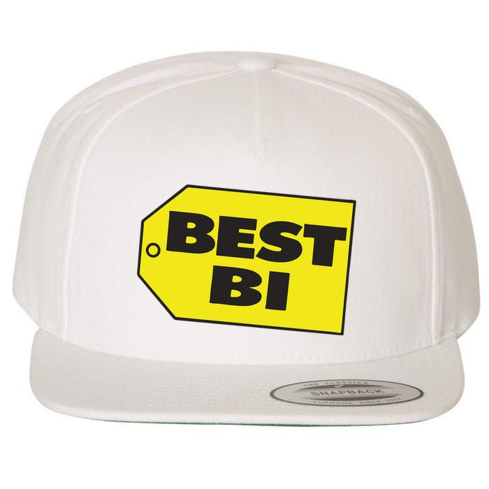 Best Buy Best Bi Bisexual Pun Joke Wool Snapback Cap