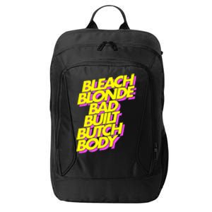 Bleach Blonde Bad Built Butch Body Antimaga City Backpack