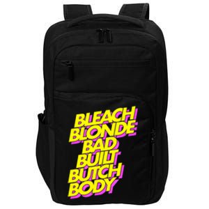 Bleach Blonde Bad Built Butch Body Antimaga Impact Tech Backpack