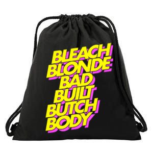 Bleach Blonde Bad Built Butch Body Antimaga Drawstring Bag