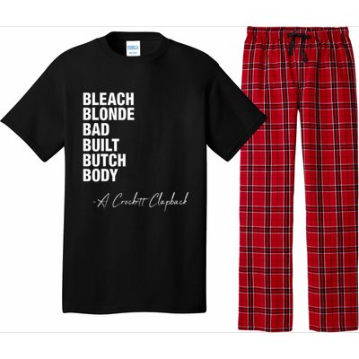 Bleach Blonde Bad Built Butch Body Pajama Set