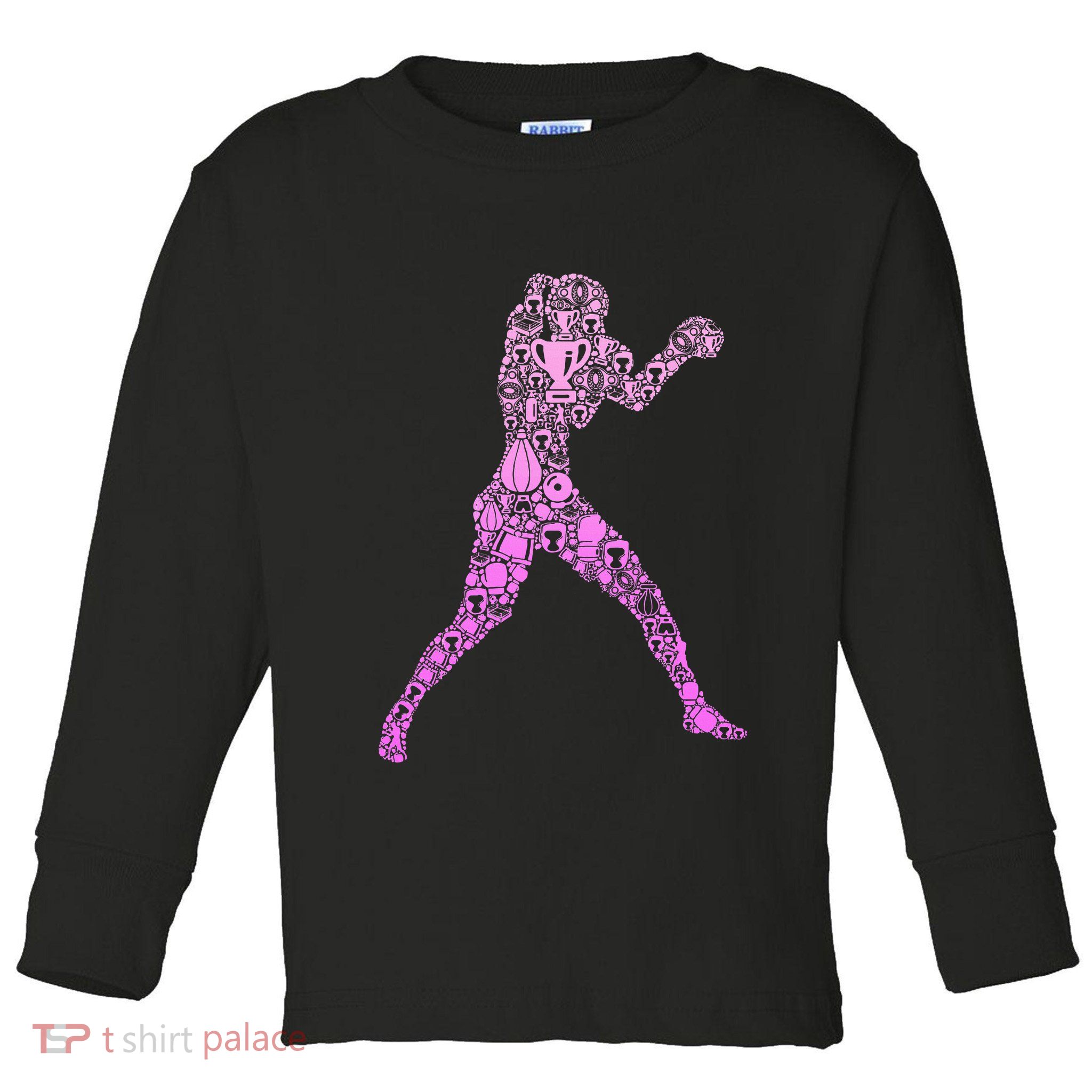 Boxing Boxer Toddler Long Sleeve Shirt