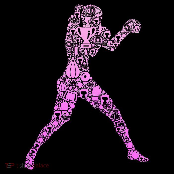 Boxing Boxer Women's V-Neck T-Shirt