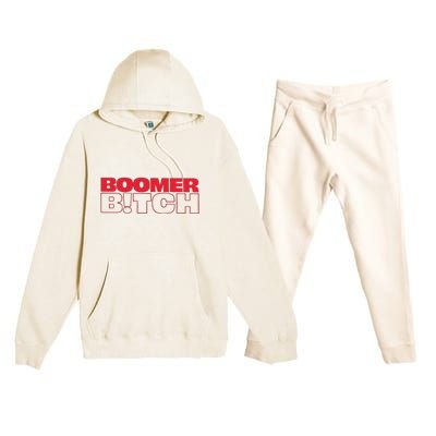 Boomer Bitch Boomer Bitch Premium Hooded Sweatsuit Set