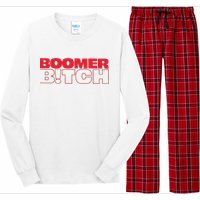 Boomer Bitch Boomer Bitch Long Sleeve Pajama Set