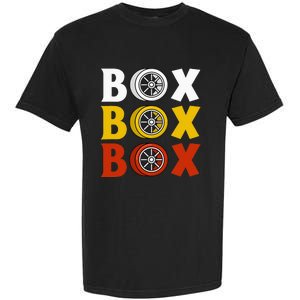 Box Box Box Formula Racing Radio Pit Box Box Box Garment-Dyed Heavyweight T-Shirt